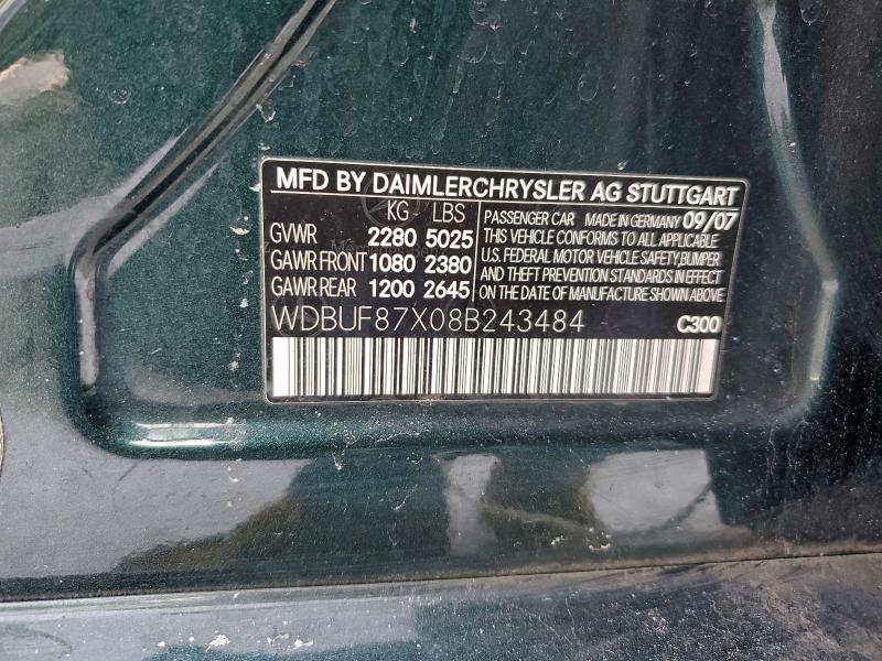 2008 MERCEDES-BENZ E 350 4MAT #3315736344