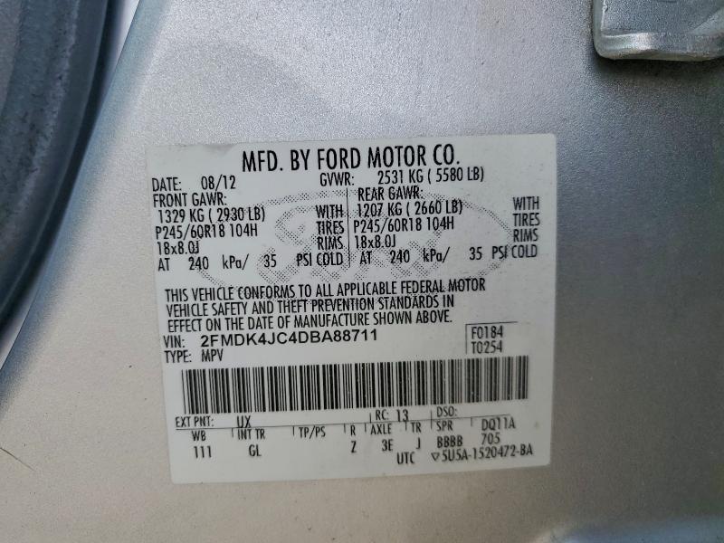 2013 FORD EDGE SEL #3310480058