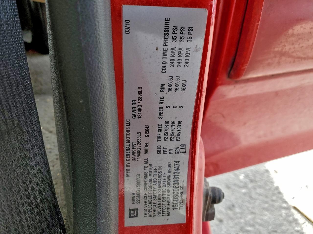 CHEVROLET COLORADO LT