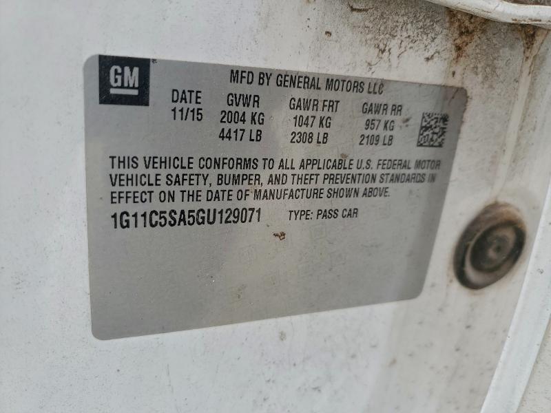 2016 CHEVROLET MALIBU LIM #3304727904