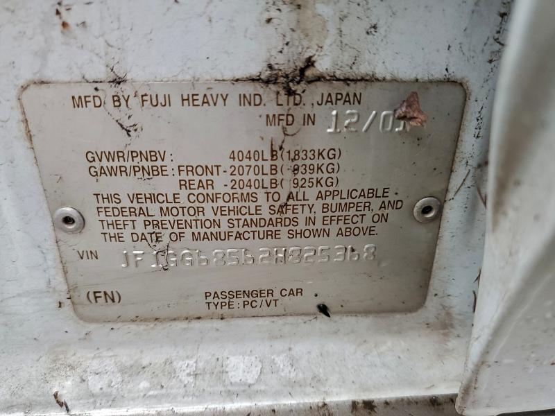 2002 SUBARU IMPREZA OU #3318993328