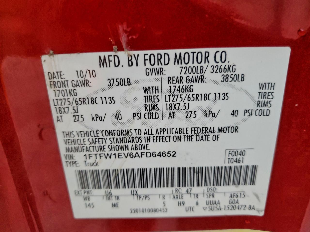 FORD F-150 SUPERCREW