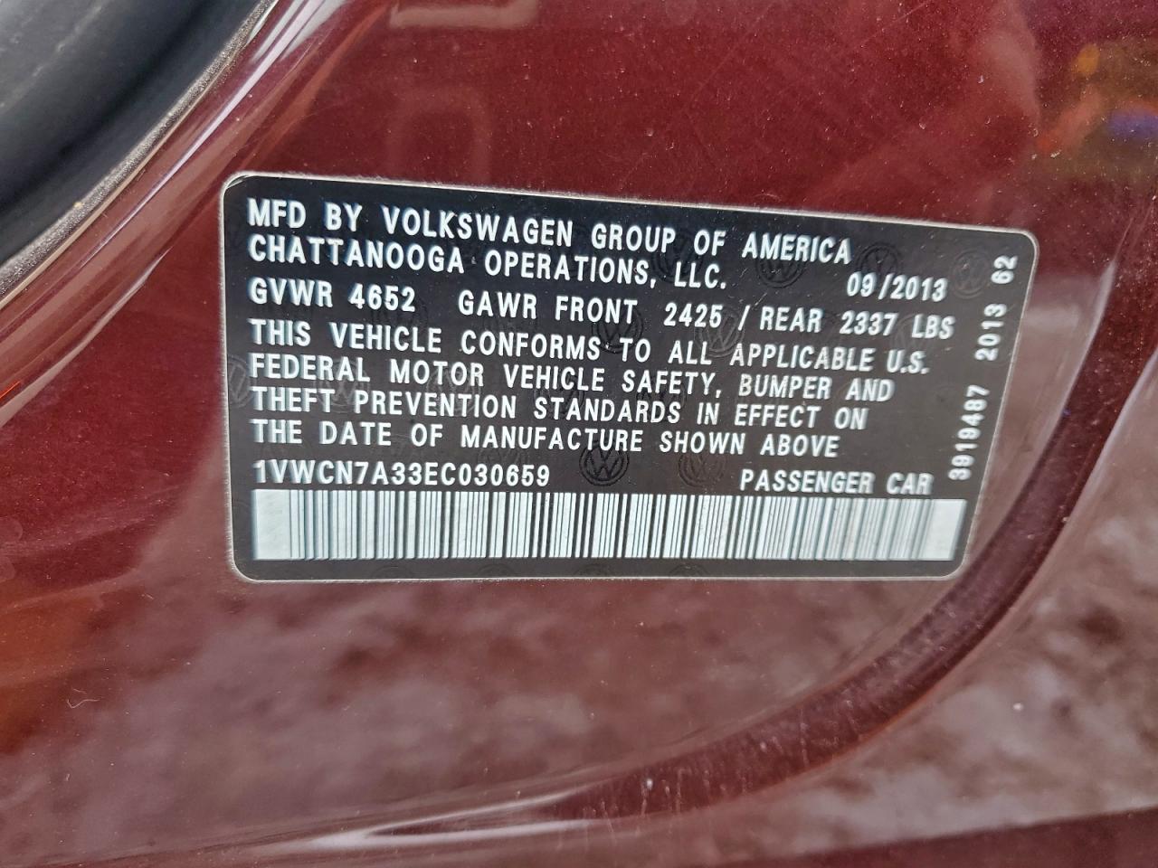 VOLKSWAGEN PASSAT SEL