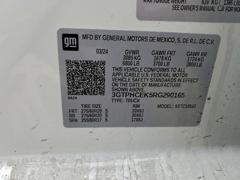 2024 GMC SIERRA C15 #3316804397