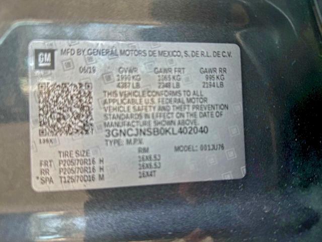 2019 CHEVROLET TRAX LS #3303726448