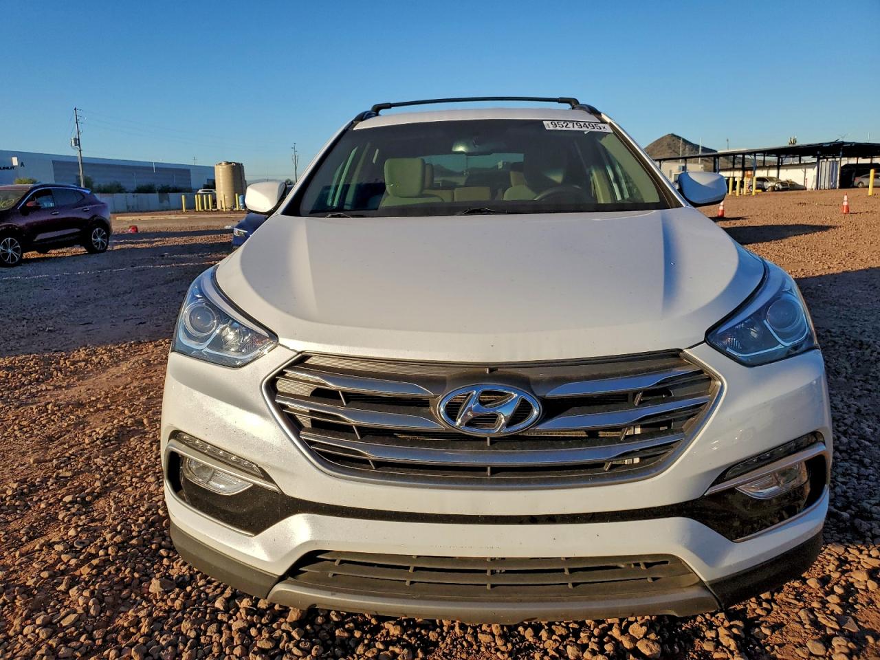 Lot #3309799348 2017 HYUNDAI SANTA FE S