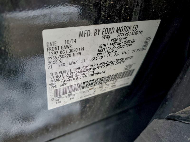 2015 FORD EXPLORER X #3310350003