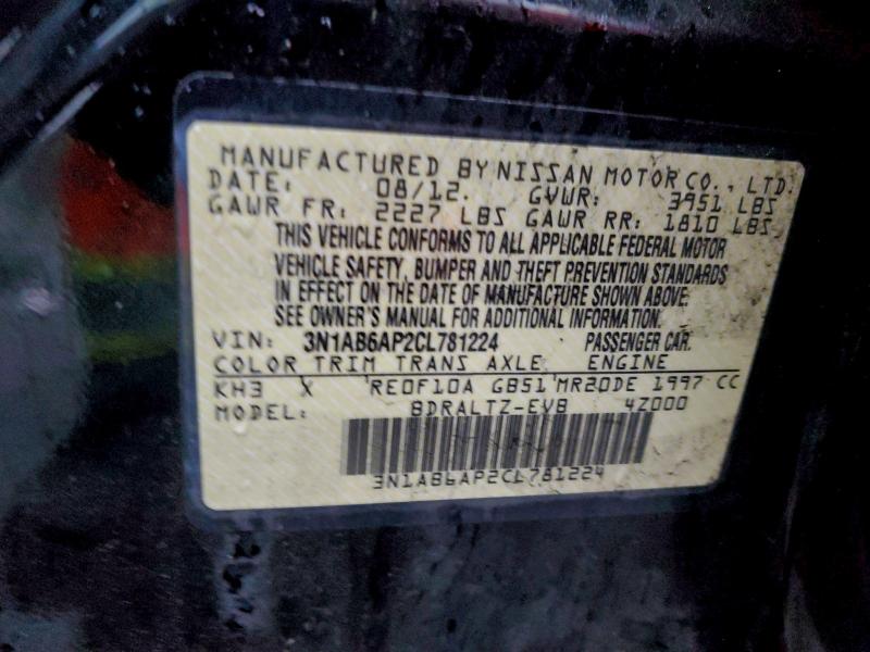 2012 NISSAN SENTRA 2.0 #3309507556