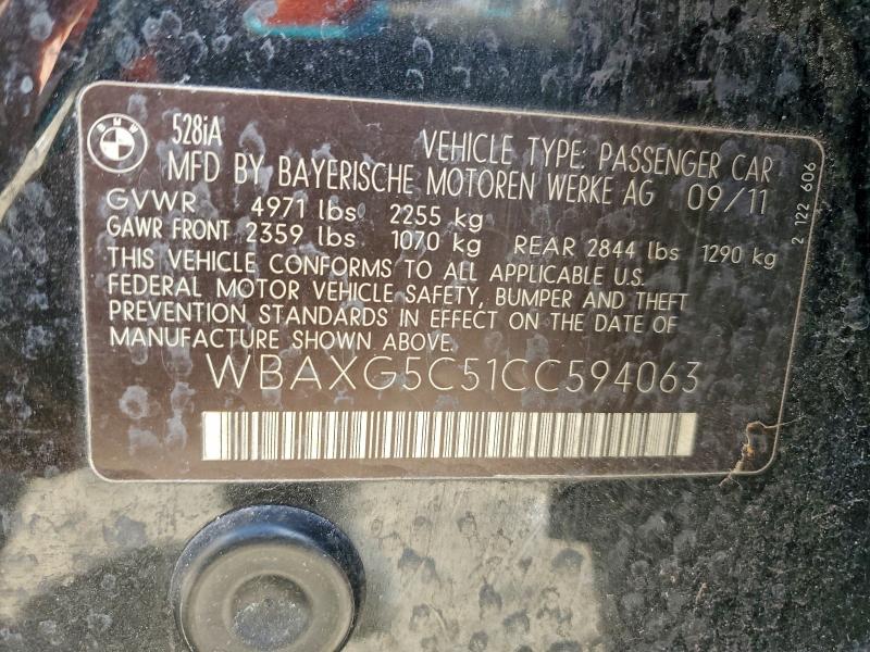 2012 BMW 528 I #3303730435