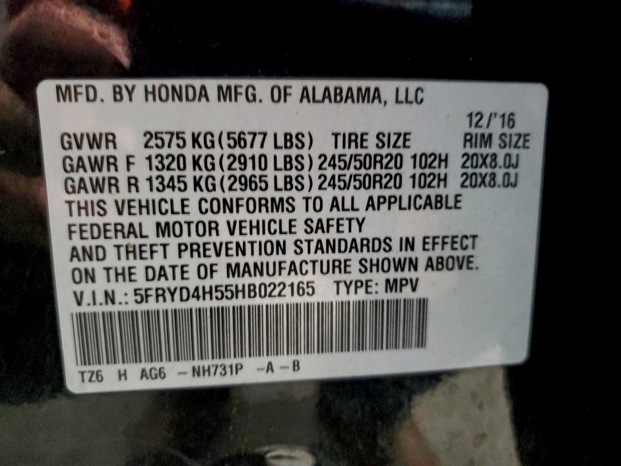 ACURA MDX TECHNOLOGY