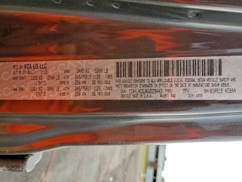 2019 JEEP WRANGLER U #3305244017