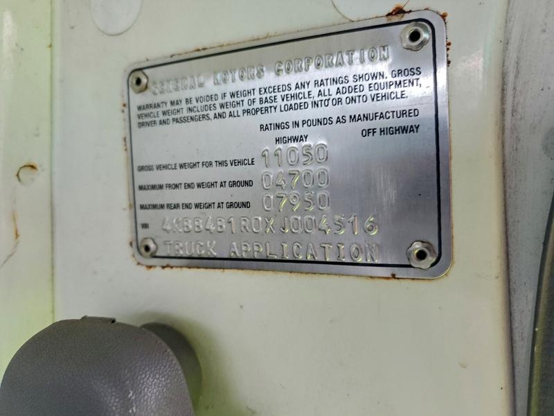 1999 CHEVROLET TILT MASTE #3319247713