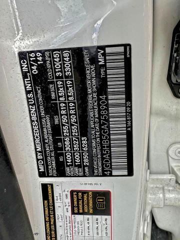 2016 MERCEDES-BENZ GLE 350 4M #3316737452