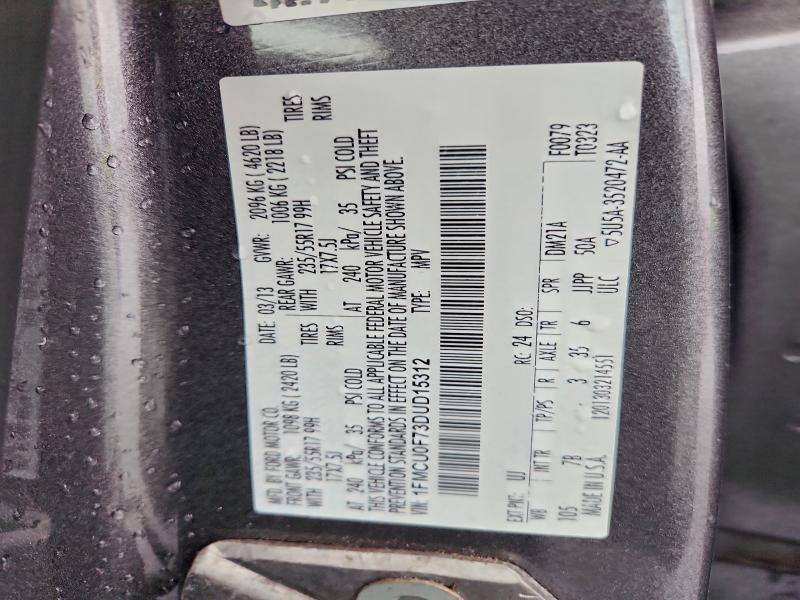 2013 FORD ESCAPE S #3302886901