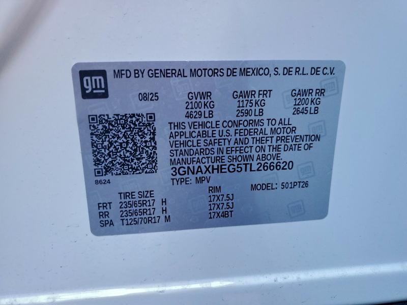 2026 CHEVROLET EQUINOX LT #3315749348