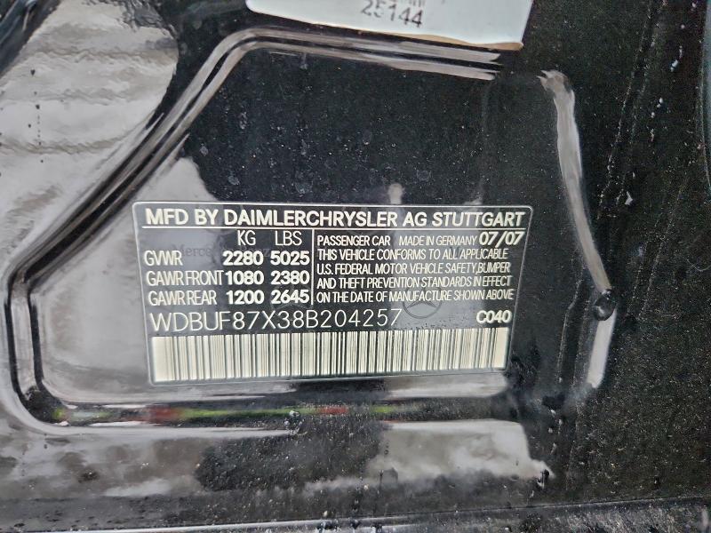 2008 MERCEDES-BENZ E 350 4MAT #3305303336