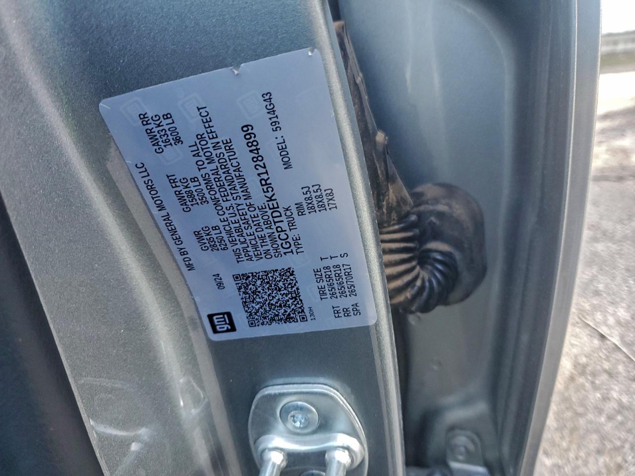 Lot #3303564928 2024 CHEVROLET COLORADO Z