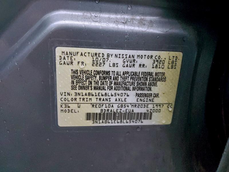 2008 NISSAN SENTRA 2.0 #3310828662