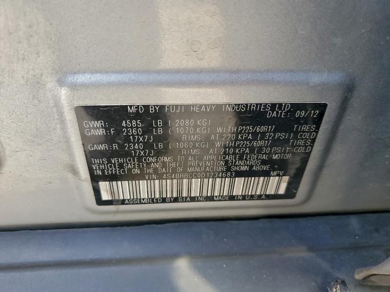 2013 SUBARU OUTBACK 2. #3303864704