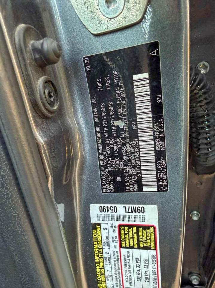 Lot #3318894976 2021 TOYOTA SEQUOIA SR