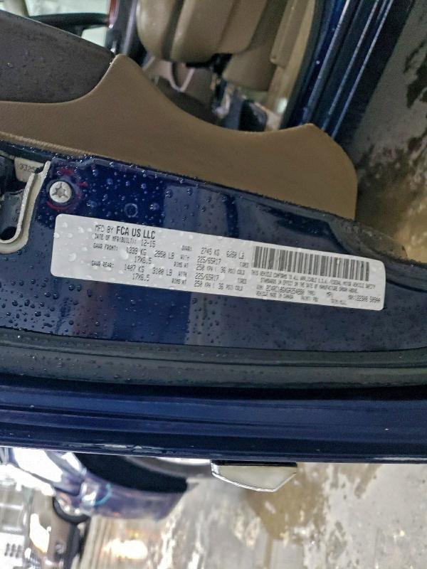 2016 CHRYSLER TOWN & COU #3302749015