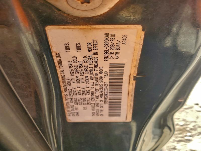 2002 TOYOTA TACOMA XTR #3312544815