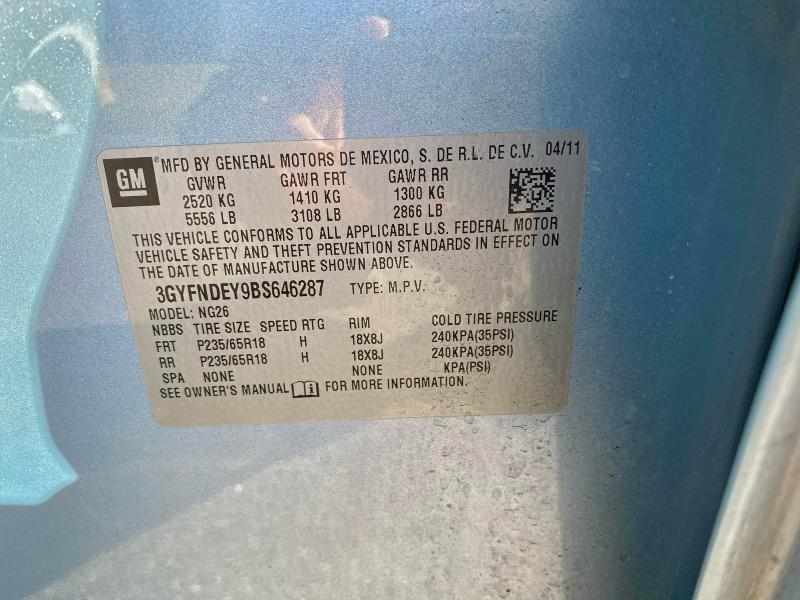 2011 CADILLAC SRX LUXURY #3301623625