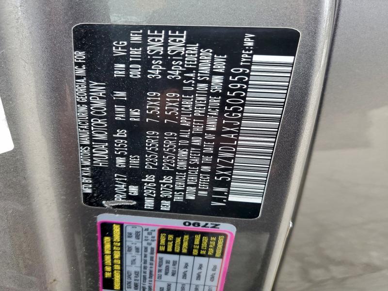 2018 HYUNDAI SANTA FE S #3302964633