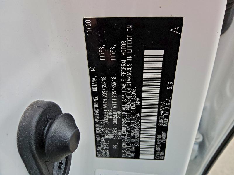 2021 TOYOTA HIGHLANDER #3312369777