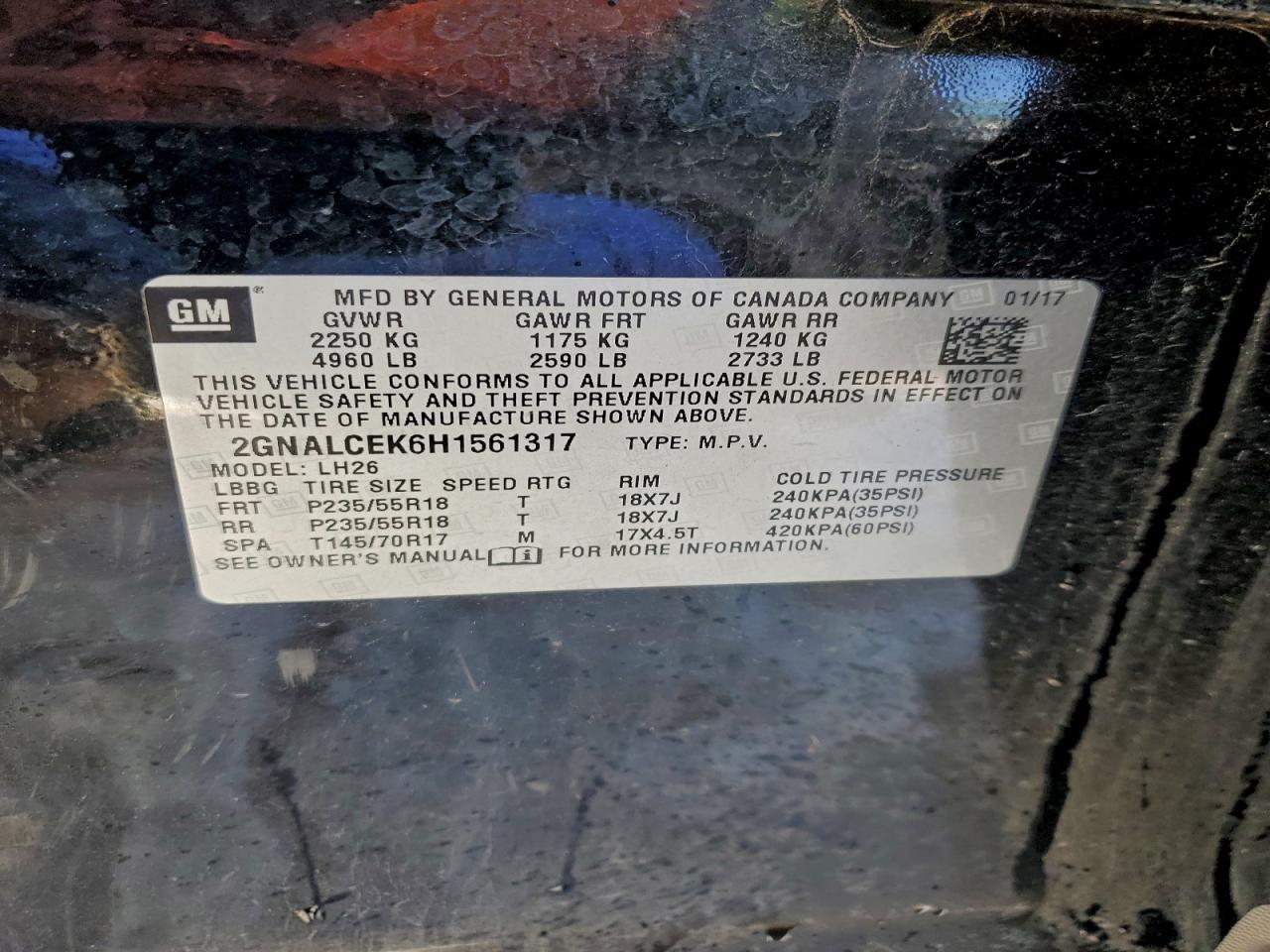 CHEVROLET EQUINOX LT