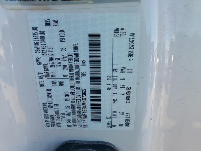 2021 FORD F150 #3312195106