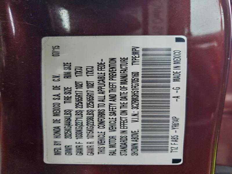 2015 HONDA CR-V EX #3311496263