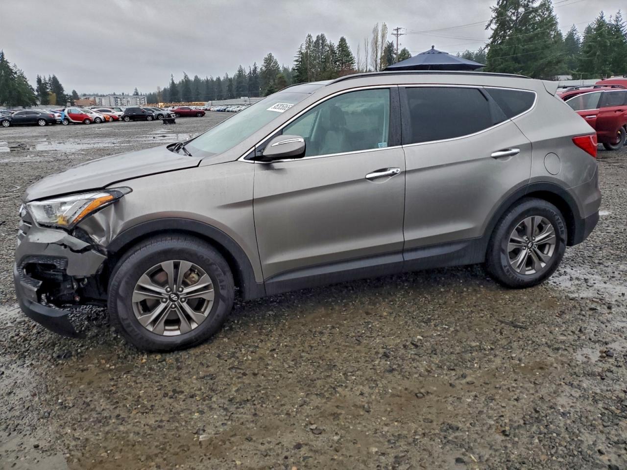 Lot #3305655766 2015 HYUNDAI SANTA FE S