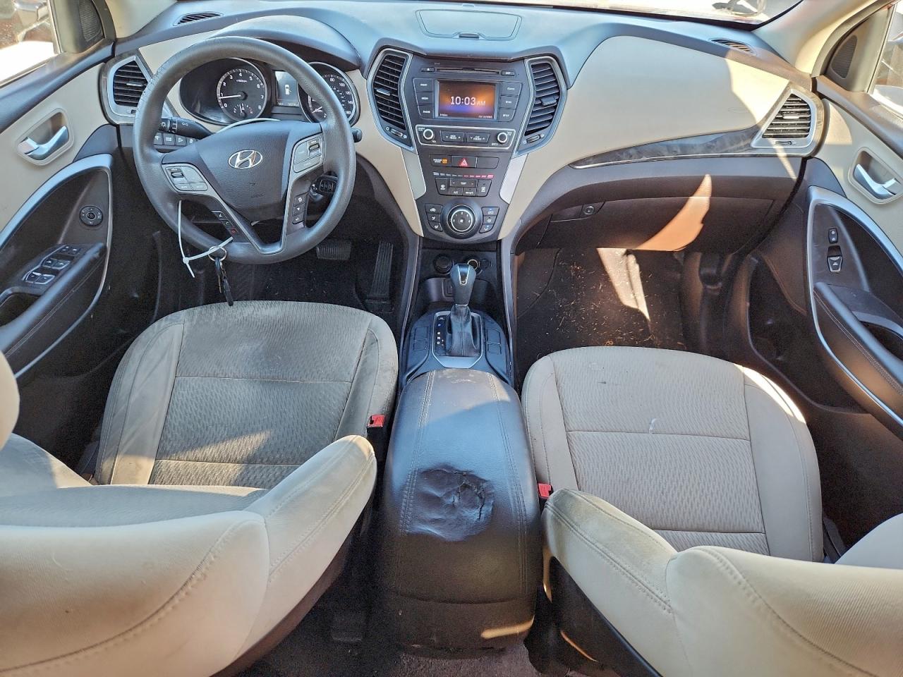 Lot #3312369781 2017 HYUNDAI SANTA FE S