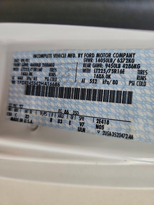 2002 FORD MTRHOME #3304715932