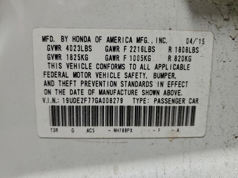 2016 ACURA ILX PREMIU #3311473259