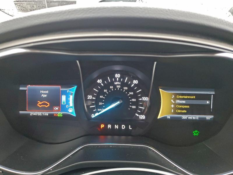 2016 FORD FUSION SE #3310321969