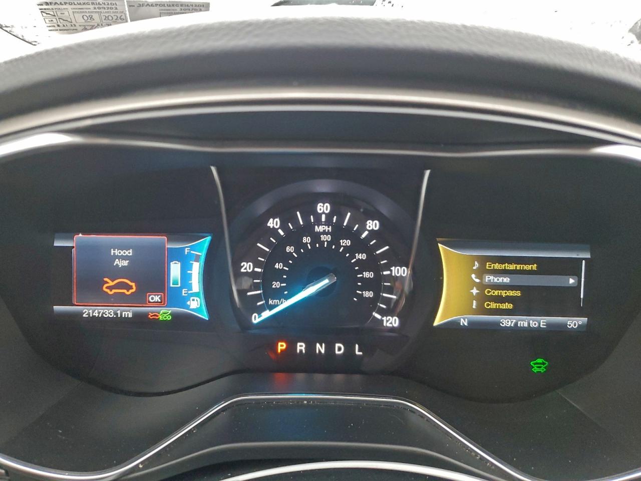 Lot #3310321969 2016 FORD FUSION SE