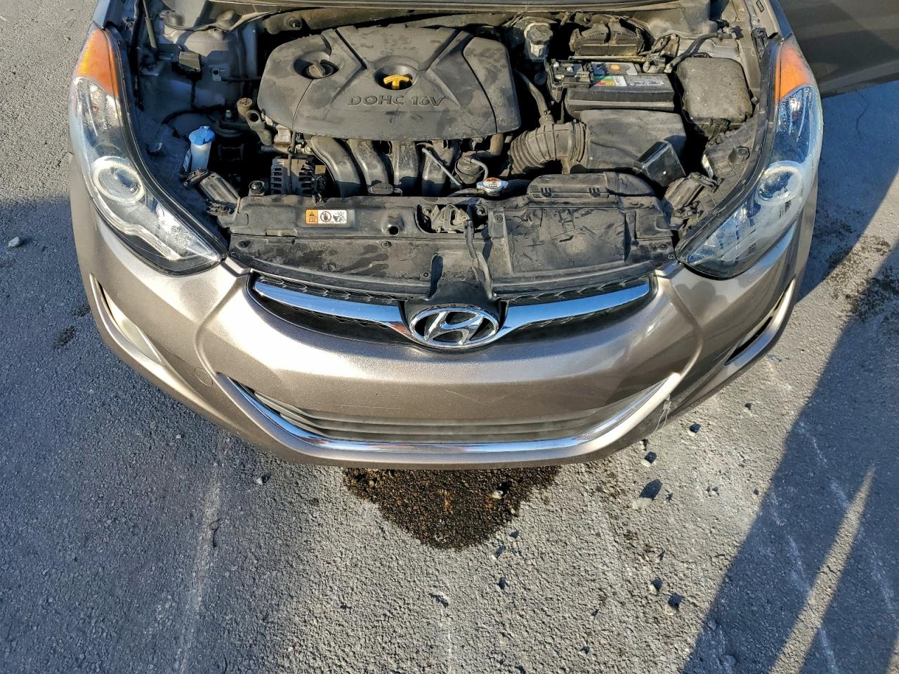 Lot #3315909137 2013 HYUNDAI ELANTRA GL