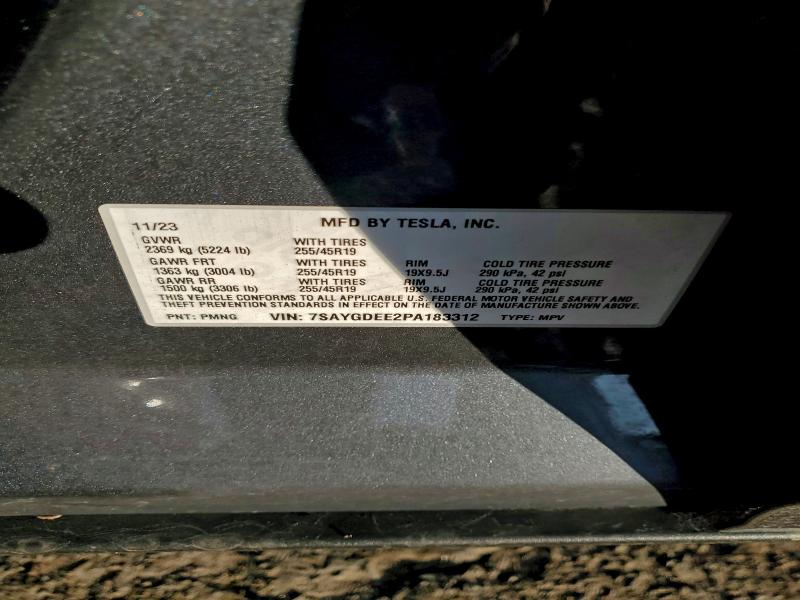 2023 TESLA MODEL Y #3301892555