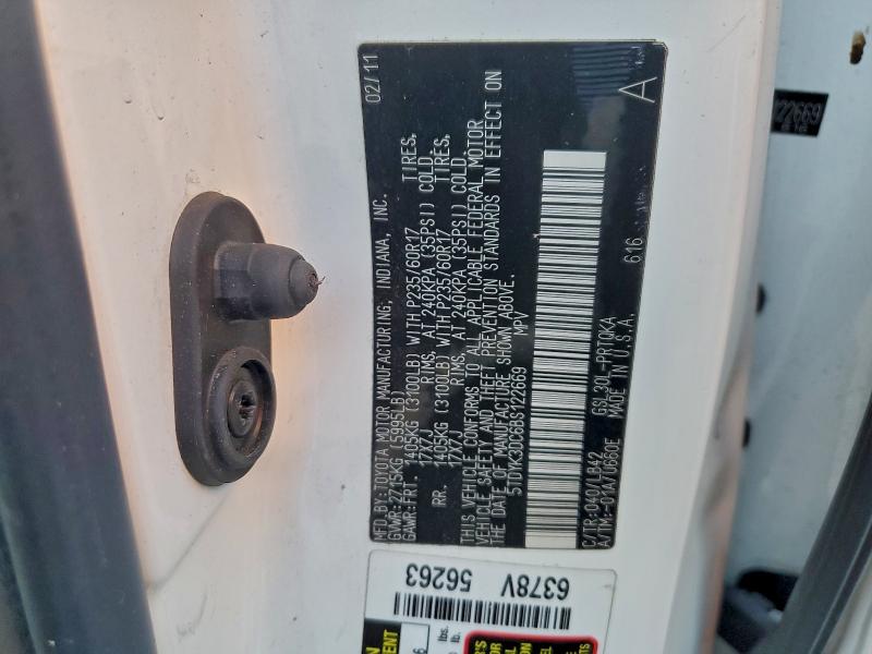 2011 TOYOTA SIENNA XLE #3311564247