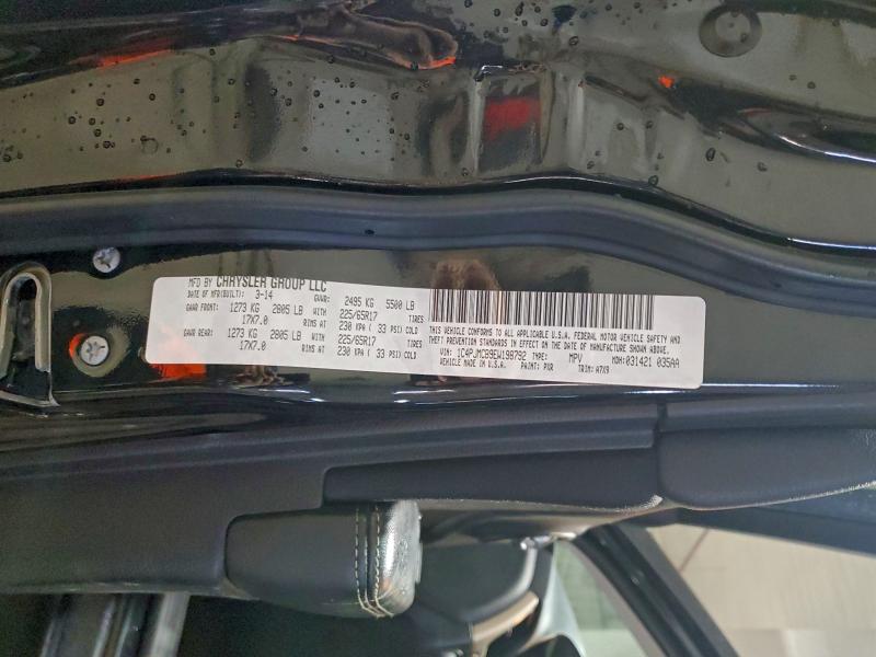 2014 JEEP CHEROKEE L #3316951155