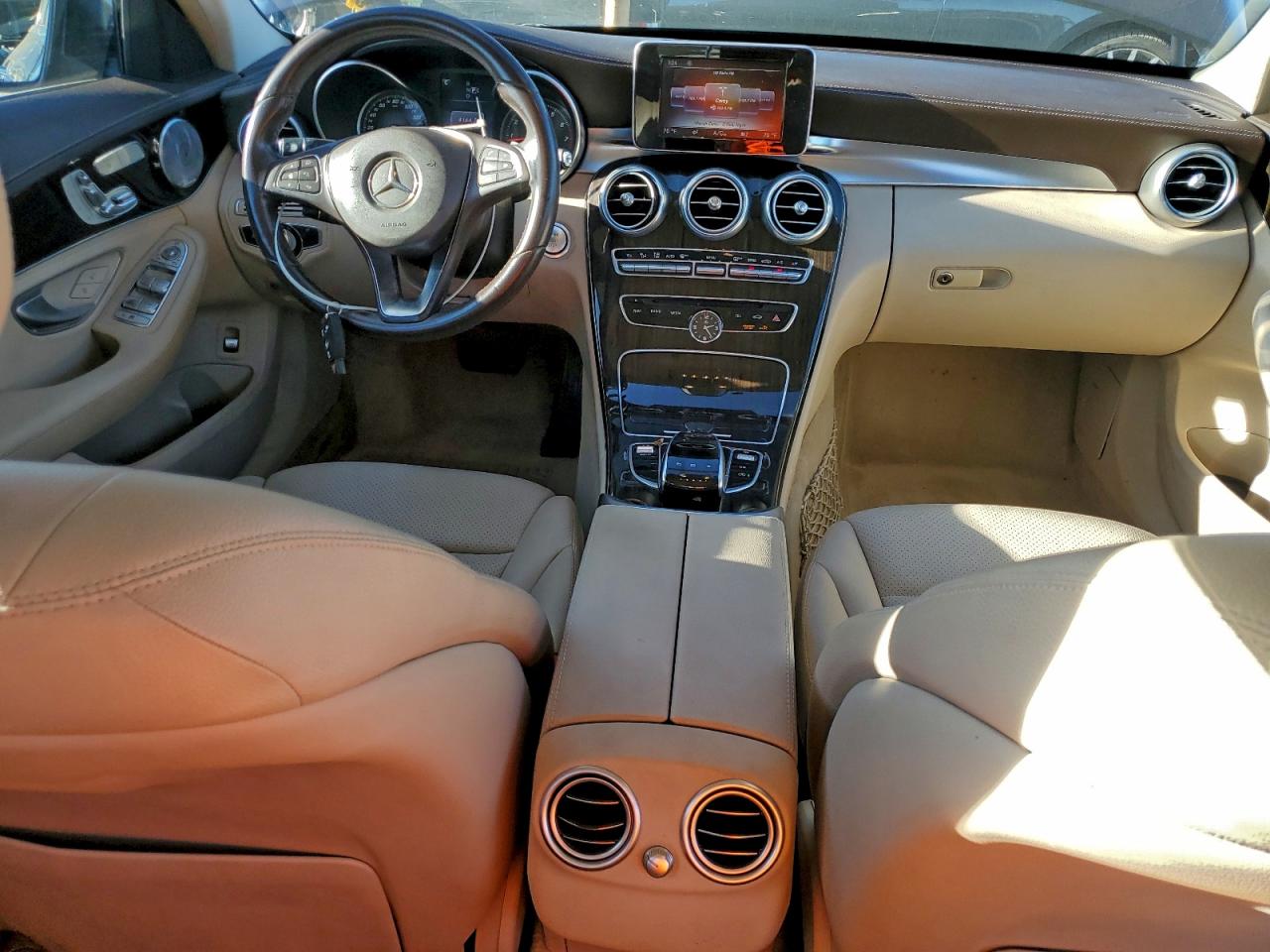 Lot #3310418987 2015 MERCEDES-BENZ C 300 4MAT