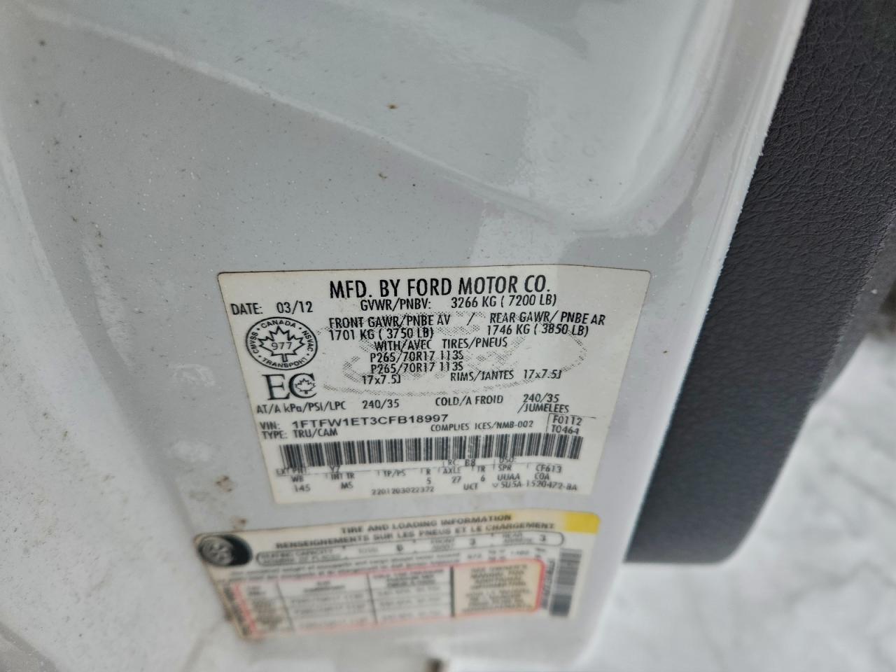 FORD F-150 SUPERCREW