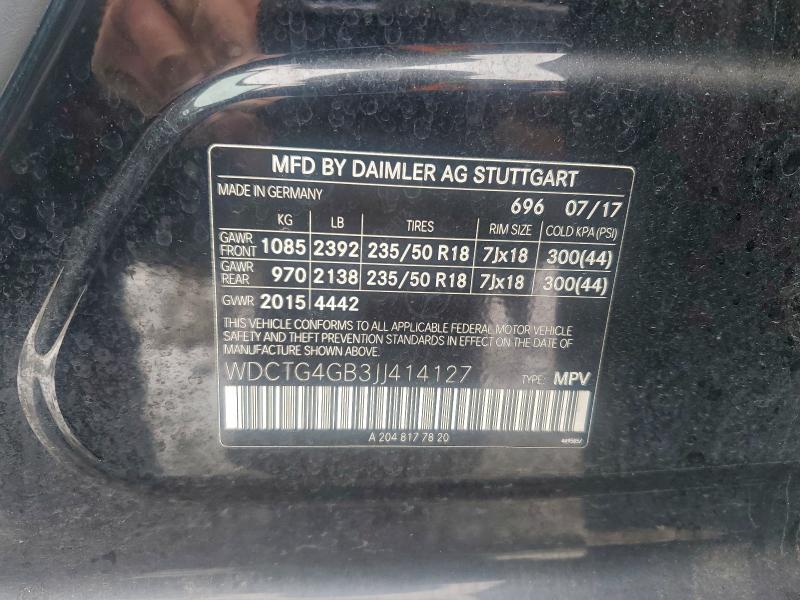 2018 MERCEDES-BENZ GLA 250 4M #3305381333