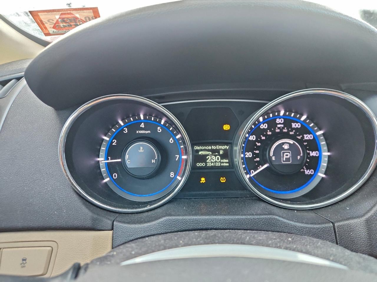 Lot #3305379324 2013 HYUNDAI SONATA GLS