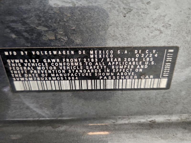 2024 VOLKSWAGEN JETTA S #3319080319