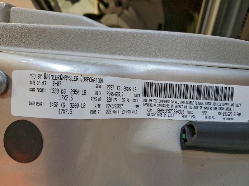 2007 JEEP GRAND CHER #3316794460