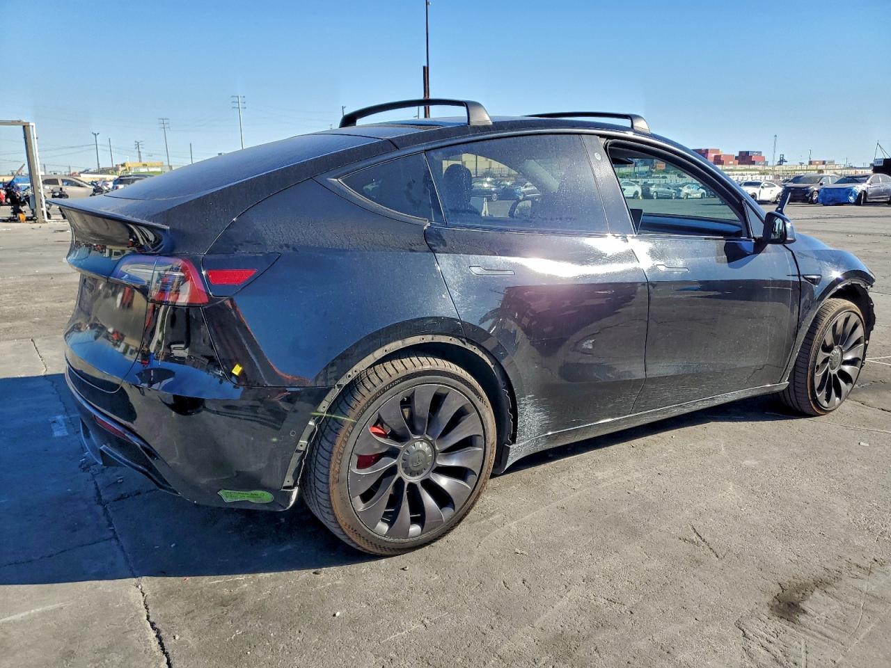 Lot #3309772853 2021 TESLA MODEL Y