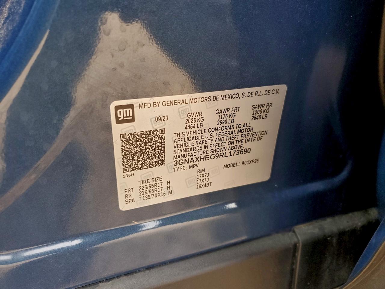 CHEVROLET EQUINOX LS